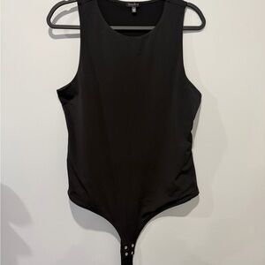 Dynamite Black Sleeveless Bodysuit